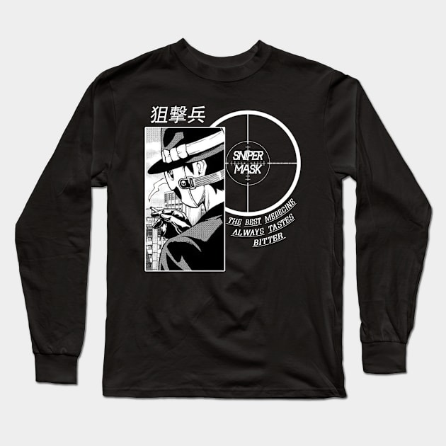 Tenkuu Shinpan ''SNIPERMASK'' V1 Manga Anime Long Sleeve T-Shirt by riventis66